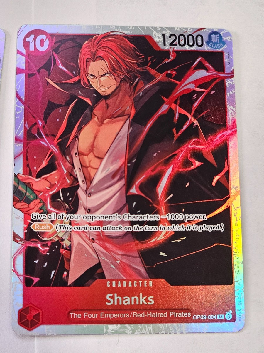 One Piece - Shanks FOIL SR - PRB-02 English REPRINT | eBay