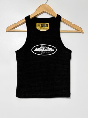 Corteiz Alcatraz Guerillaz Women's Waffle Tank Top Size S/XS