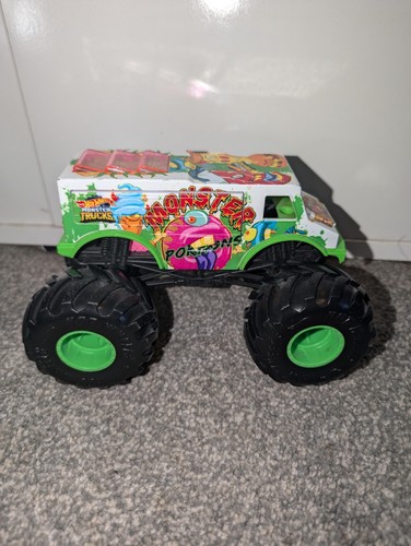 Hot Wheels Monster Portions Monster Truck Oversized Scale 1:24 Diecast Rare VGC - Picture 7 of 12