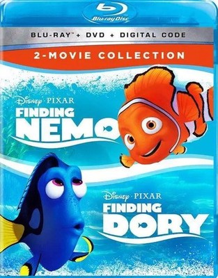 Finding Nemo / Finding Dory (Blu-ray + DVD + Digital) NEW