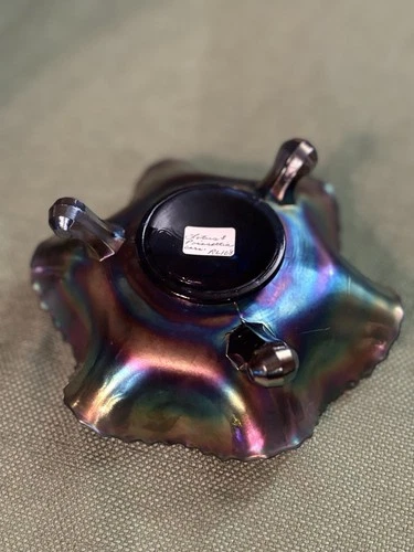 Lotus and Poinsettia Carnival Glass