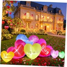 9.5FT Long Valentine Inflatables Outdoor Decorations - Love Hearts-9.5FT Long