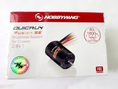 Hobbywing QuicRun Fusion SE 2 In 1 Brushless ESC Motor 1800KV 40A 1:10 Crawler