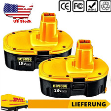 2X 18V For Dewalt 18 VOLT XRP DC9096 DC9098 Ni-Mh Battery DC9099 DC9096-2