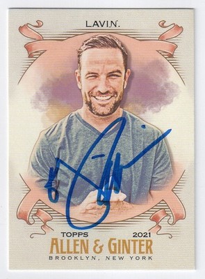 TJ LAVIN Signed 2021 Topps Allen & Ginter Card #259 - Autograph Auto T.J. 
