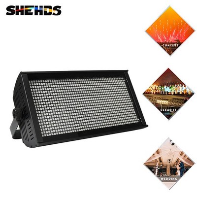 SHEHDS 200W RGB LED Wall Wash Light Strobe Stage Light DMX Party DJ Show Light