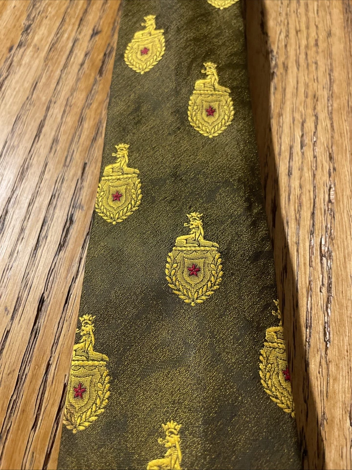 Винтажный 50-х 60-х Sears рокабилли полиэстер галстук VLV щит гребни качели - Изображение 3 из 4