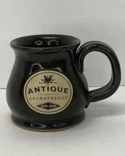 American Pickers- Antique Archeology Black Pottery  Mug by Sunset Hill Stoneware