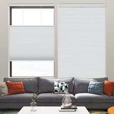 Changshade 38mm Cordless Top Down Bottom Up Cellular Shades Blackout Honeycomb
