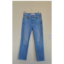 AYR All Year Round The Sugar Straight Leg Jeans Casual Chic Model Off Duty 26S