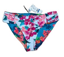 NWT Tommy Bahama Bougainvillea Reversible Shirred Bikini Bottom Women s XL