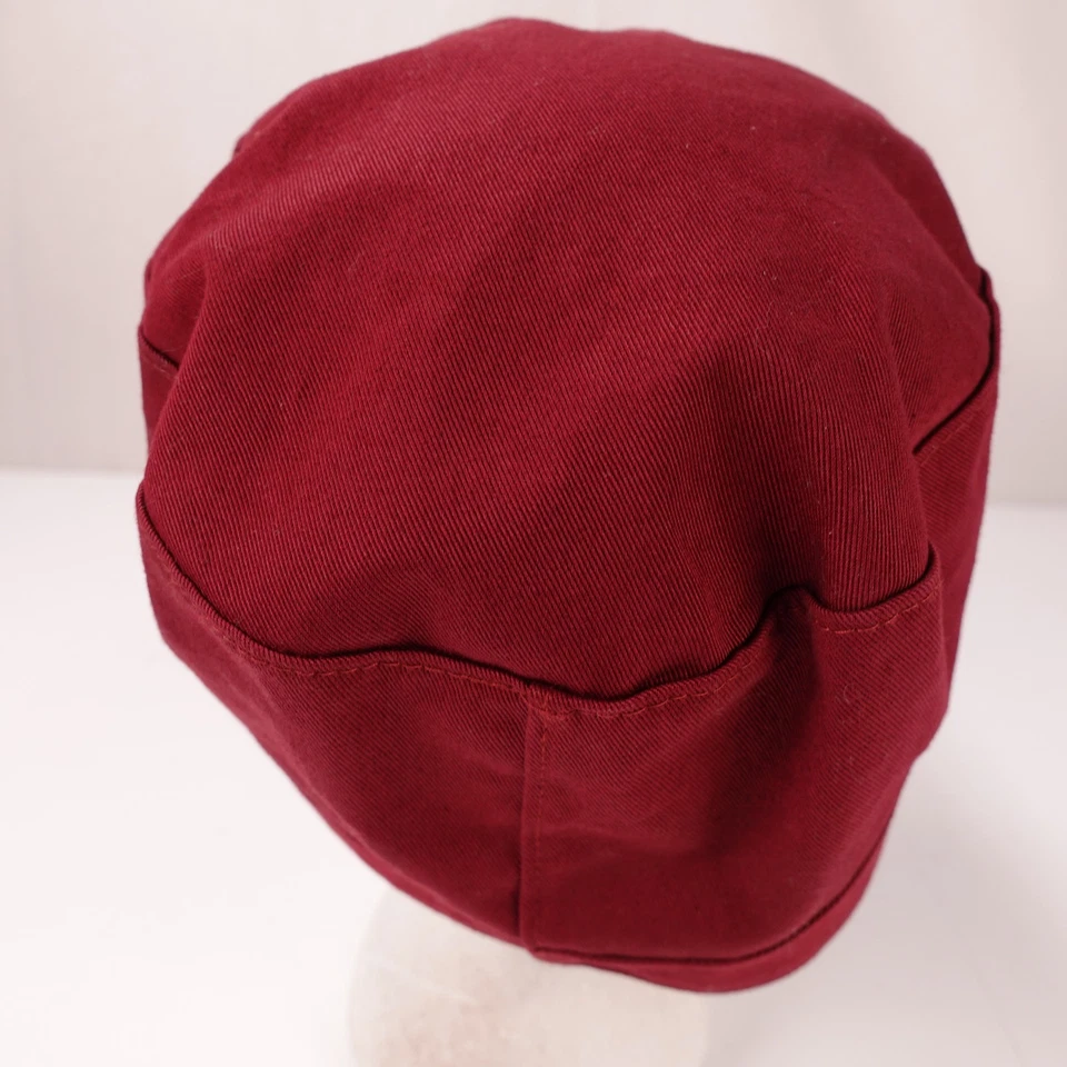 Ethos Hat Men's Large Red Cotton Cadet Military Style Cap - image 3 of 4