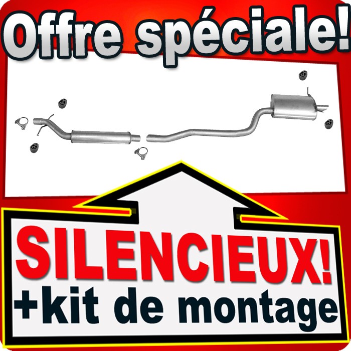 Silencieux arrière échappement auto pour Chrysler Pacifica 3.5 V6 2004