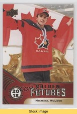 2018 Upper Deck Team Canada Juniors Golden Futures Michael McLeod #GF-9 READ i9l
