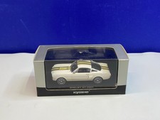 KYOSHO 1/43 SCALE WHITE W/ GOLD STRIPES 1966 SHELBY GT-350H #03122WG
