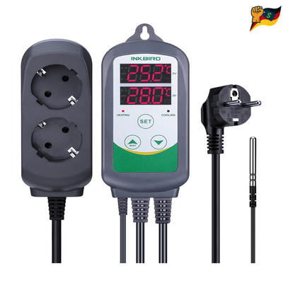Inkbird ITC-308 Temperatur Steuerung Steckdosen 220V Thermostat mit NTC
