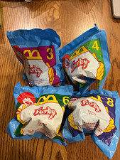 McDonald's Furby Happy Meal Toys Lot of 4 Sealed Bags 1998 Vintage