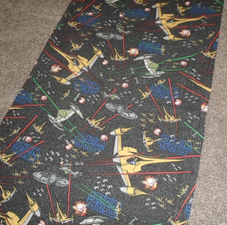 Un panel de cortina vintage de Star Wars 42”x85” 42 X 85 pulgadas Y2k Foto 3 de 3