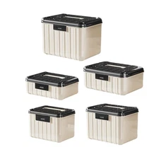 Lockable Storage Container Bin Lidded Storage Container Kids Toy Organizer Case