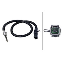 Sensor Abgastemperatur Geschraubt 2-Polig 560 Mm Kabel Hella FüR Volvo FMX