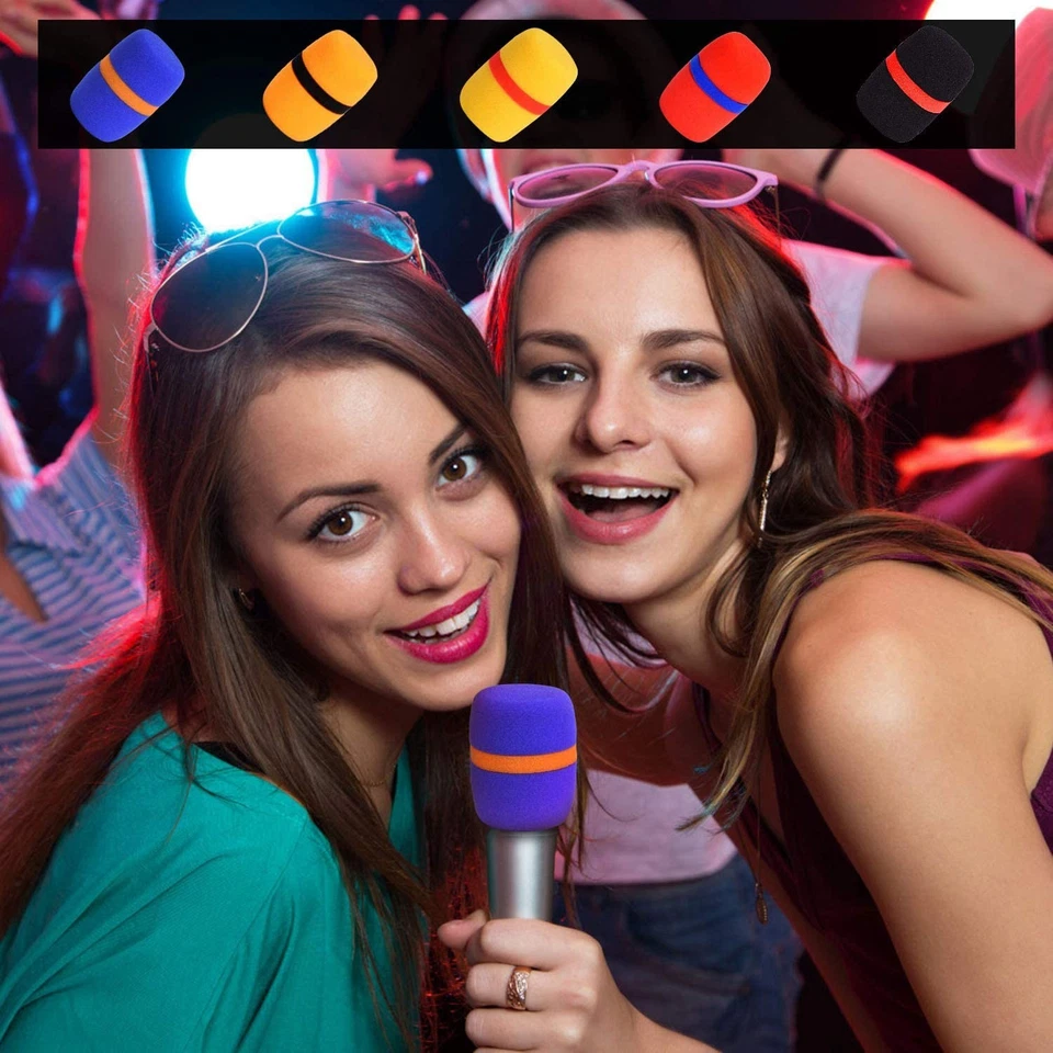 10Pcs Headset Windscreen Thickened KTV Handheld Dust Proof Soft Sponge1593 - Image 2 of 4