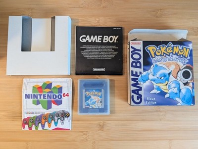 Pokémon Blaue Edition Nintendo Game Boy - in OVP *TOP*