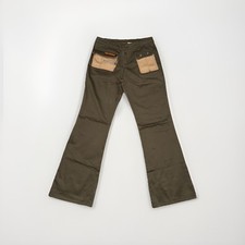Watch L.A. Womens Mid Rise Leg Flared Lightweight Pants size 13-14 Made In USA