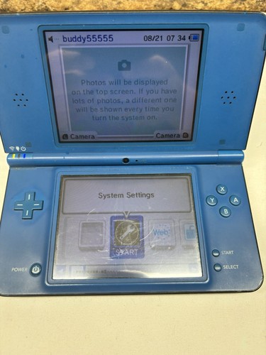 Nintendo DSi XL Handheld System Midnight Blue w/ Charger With 10 Games - Picture 7 of 8