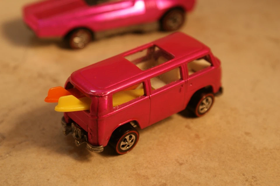 Restored Hot Wheels Redline - Rear Loading Beach Bomb - Hot Pink! Free Shipping! - Image 3 of 4