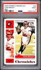 2020 PANINI CHRONICLES RED #90 TOM BRADY 044/199 PSA 9