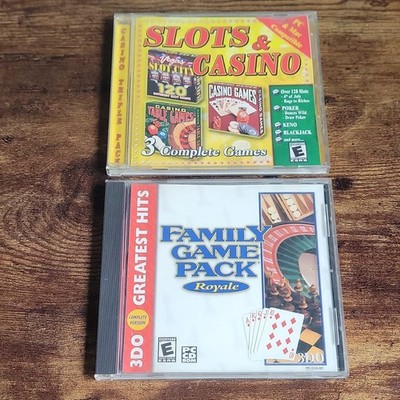 GameMill 3DO Slots & Casino Family Game Pack Royale Casino Board Games PC CD-ROM