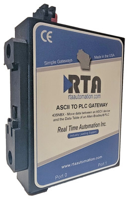 Real Time Automation (RTA) 435NBX ASCII to PLC Gateway   Brand New