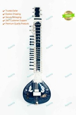 Instrument Hand Painted Tun Wood Right & left Handed Electric String Travel
