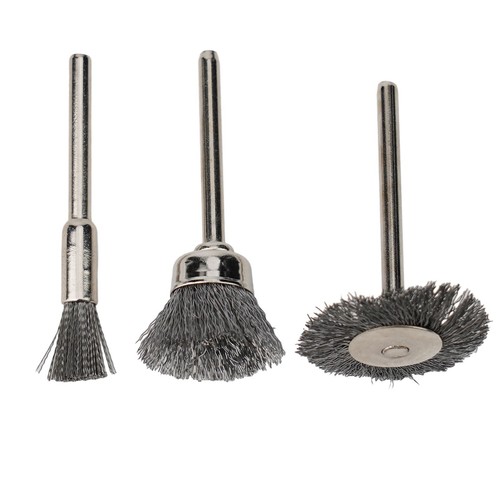 Efficient Rust Removal and Polishing Stainless Steel Wire Brush Set 3Pcs - Picture 16 of 24