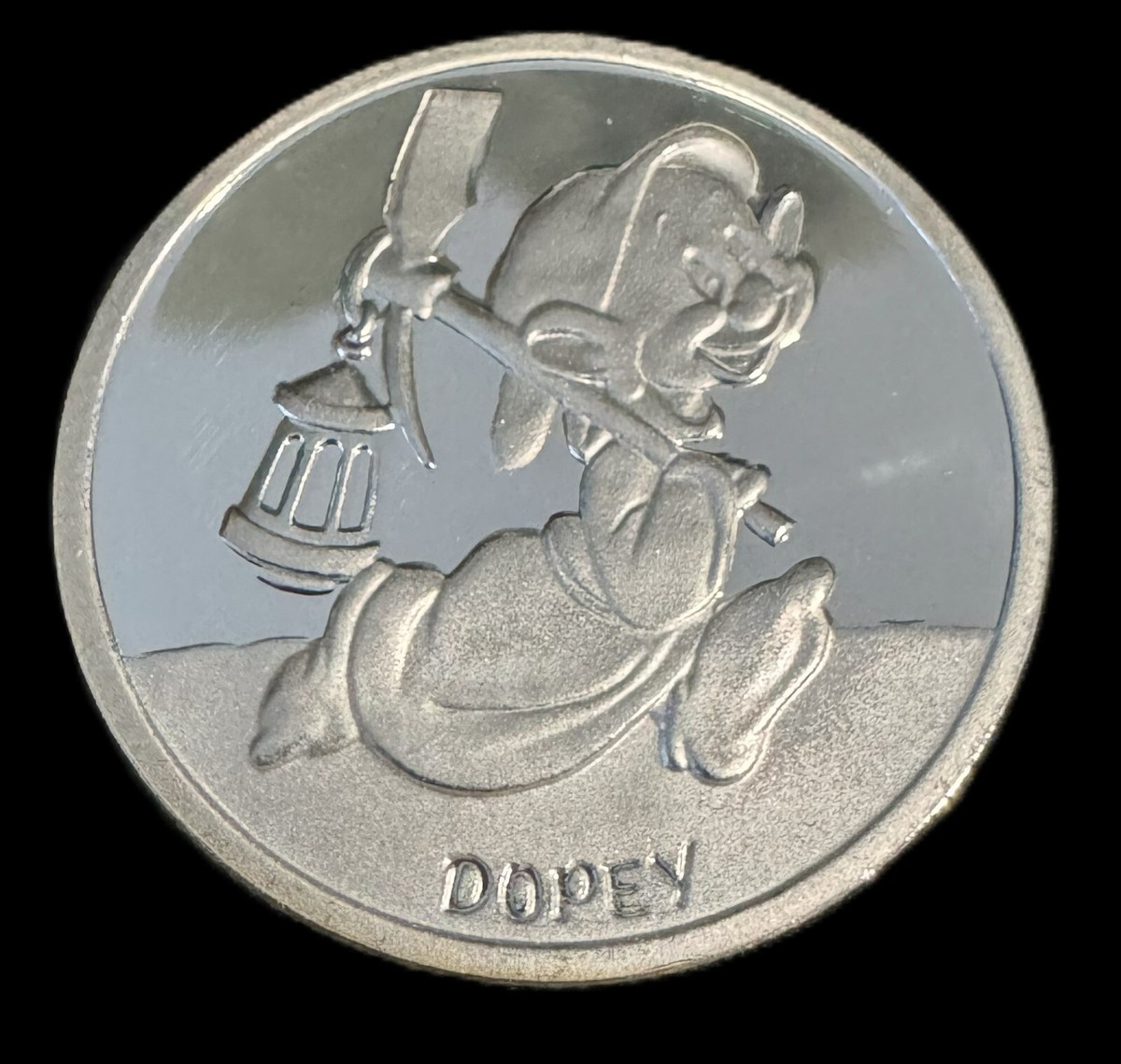 【入荷★待ち】お鼻とお耳がながーいモールゾウさん(ヴィンテージグレー) 1987 Disney's 50th Snow White & The Seven Dwarfs “Dopey” 1 oz .999