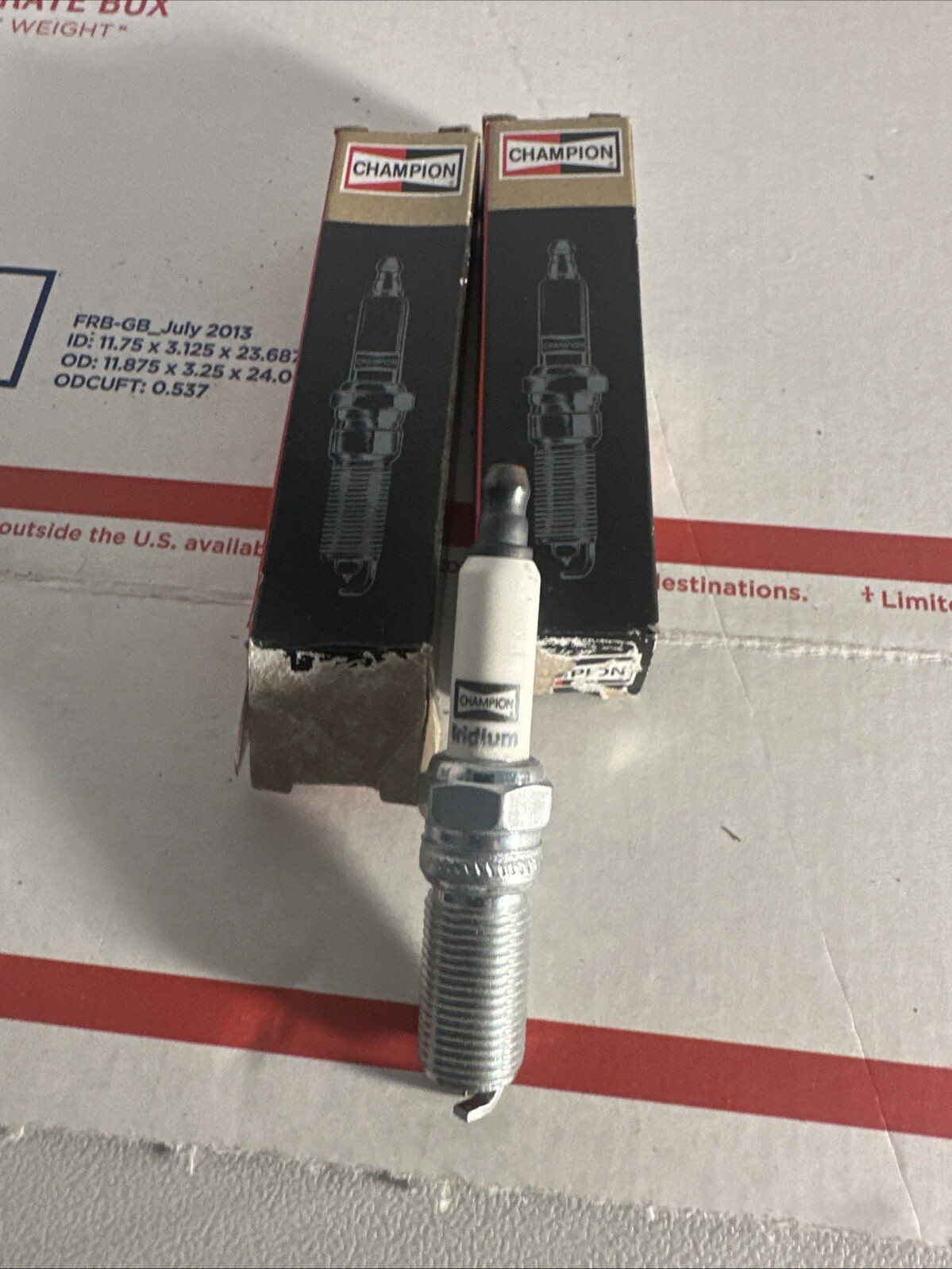 2 Pack NOS Champion 9901 Iridium Spark Plugs