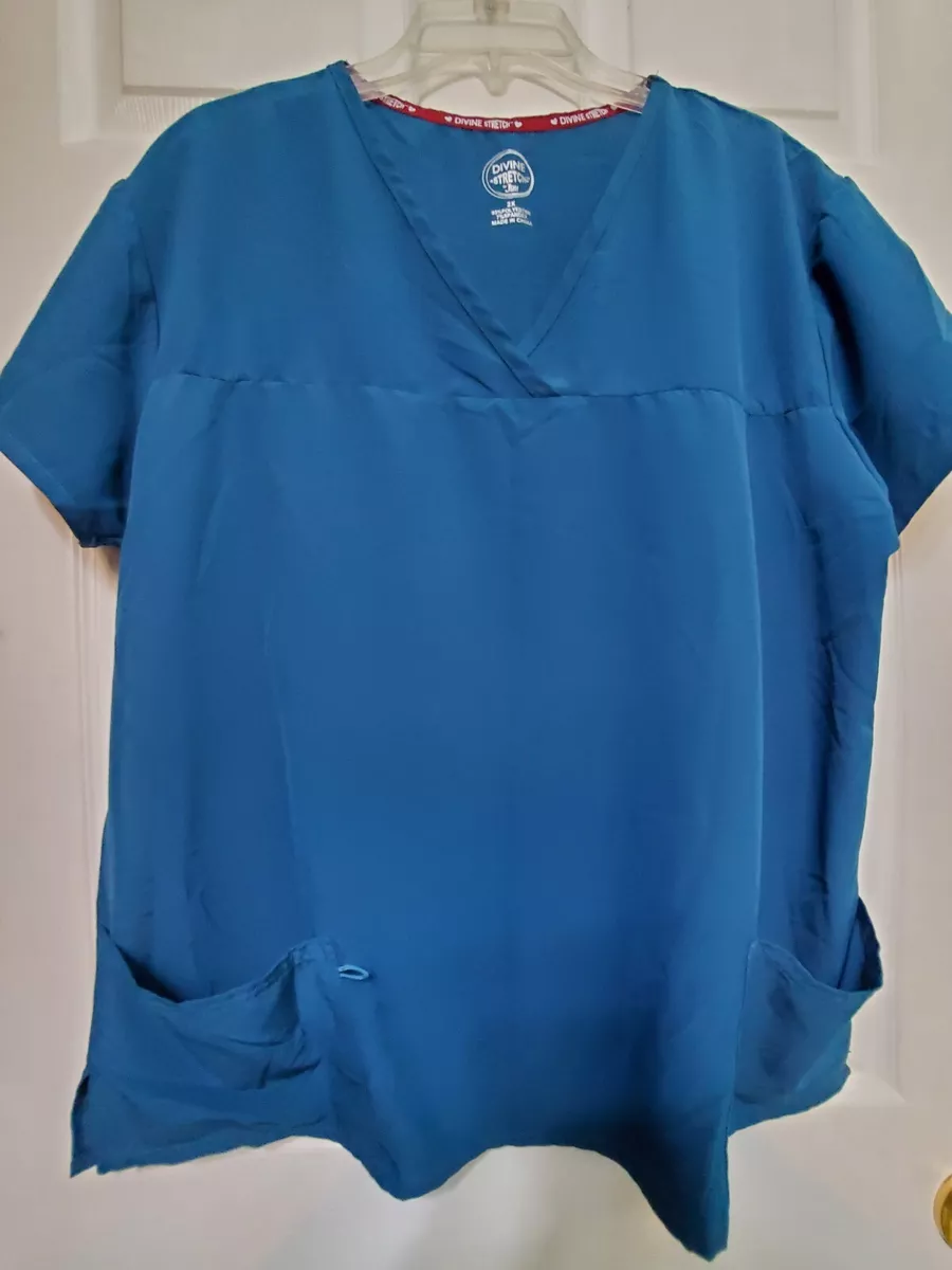 Divine stretch scrub tops clearance