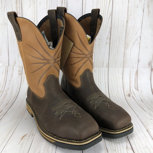 Irish Setter Red Wing Walker Stiefel Cowboy Western Arbeit Stahlkappe braun Herren Gr. 12 - Bild 2 von 11