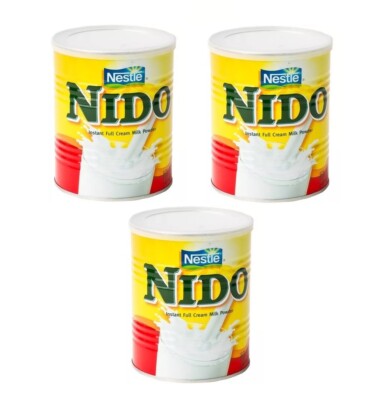 Nido Milchpulver Dreierpack: 3 x 400g Instant Cream Milk Powder Milch Pulver