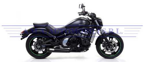 Kit completo Rebel fond. post. in all. Dark Kawasaki Vulcan S 650 2014 2015 2016 - Foto 2 di 4