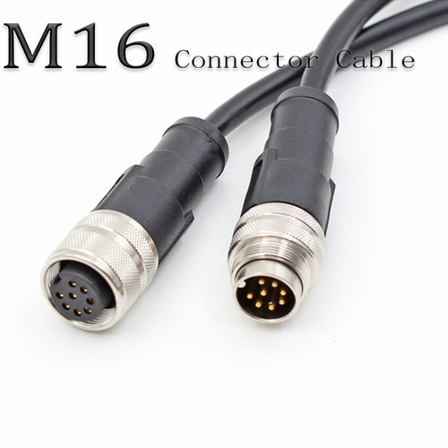 M16 Sensor Connector Cable 1M Waterproof 3 4 5 6 7 8 12 14 16 Pin Shielded Wire - Picture 2 of 7