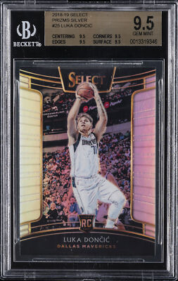 その他 Luka Doncic 2018-19 Prizm Silver Bgs 9.5 Amazon.com: Luka Doncic Rookie Card 2018-19 Panini Prizm
