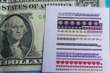 HO 1:87 Slot Car OR Diecast CLEAR Backed Waterslide DECALS,BUILDINGS CAR GULF