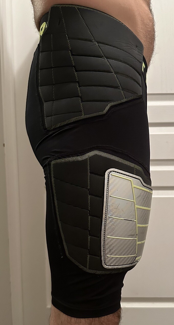 LARGE Nike Pro Combat Hyperstrong Hard 5 Plate Football Girdle Pants