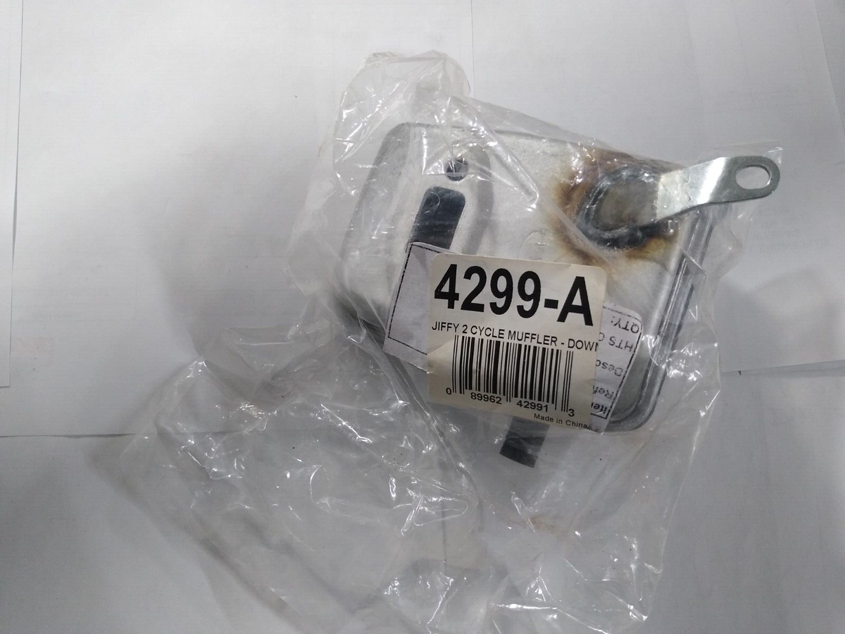 Genuine Jiffy Ice Auger 4299 4299A Muffler, fits Jiffy Engines Only