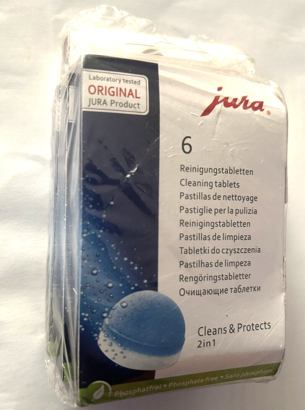 Lot 3 Packs JURA 2 in 1 Cleaning Tablets Cleans & Protects 6