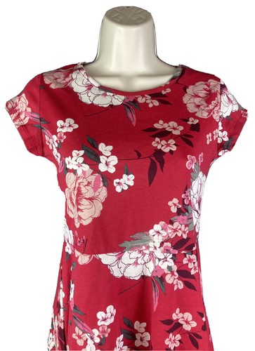 NWT!!! Children’s Place Girl’s Size XL 14 Red Floral A-Line Short Sleeve Dress - Picture 5 of 7