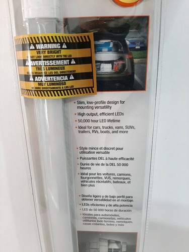 Aplena Premium Cargo Led Slim 12v White Light 12" 30cm Low Profile Connectable - Picture 5 of 7