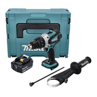 Makita Dhp 458 F1J Akku Schlagbohrschrauber 18 V 91 Nm + 1X Akku 3,0 Ah + Makpac