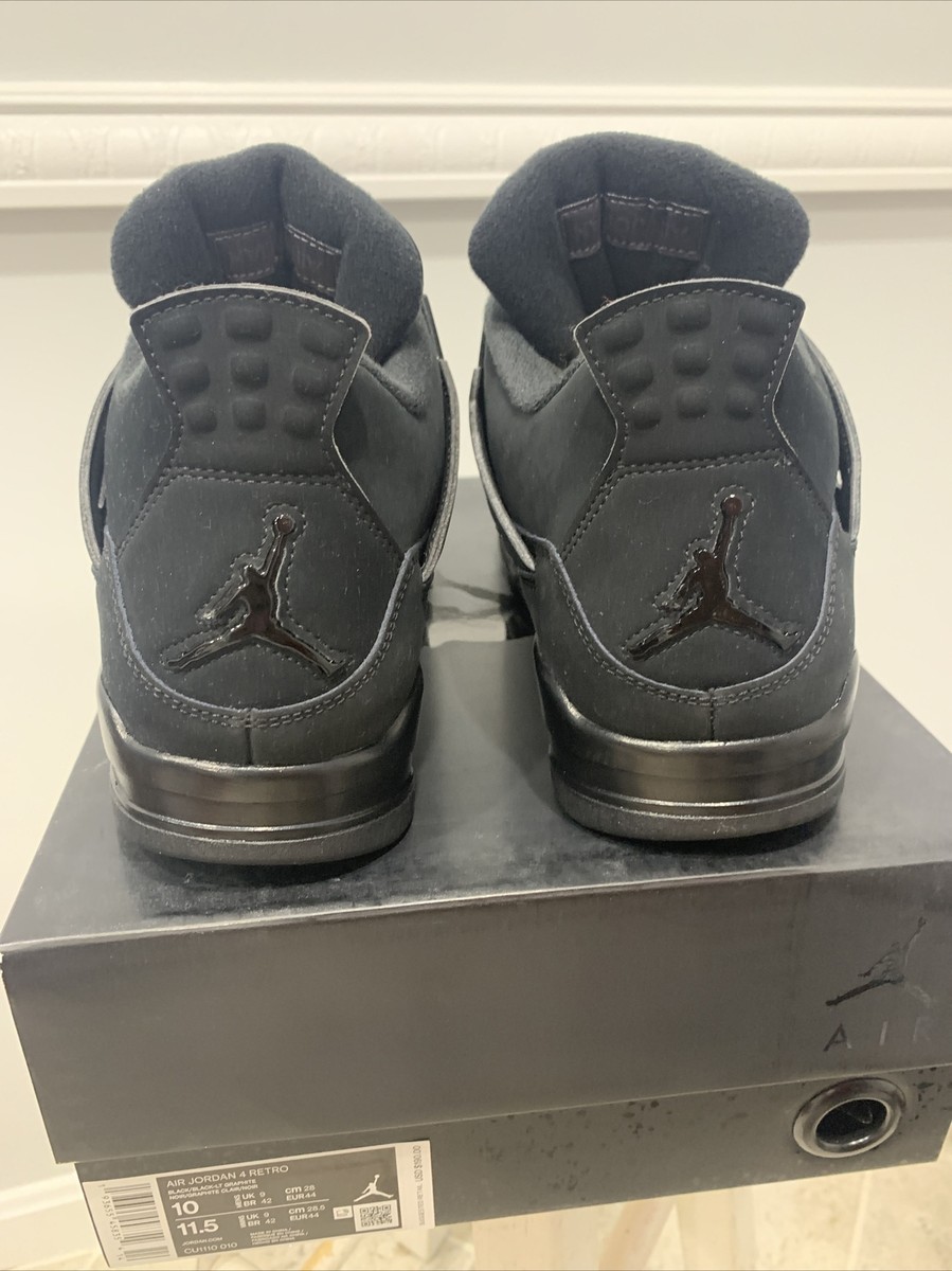 Air Jordan 4 Retro Black Cat 2020￼ Size 10 CU1110 010 | eBay display picture 1